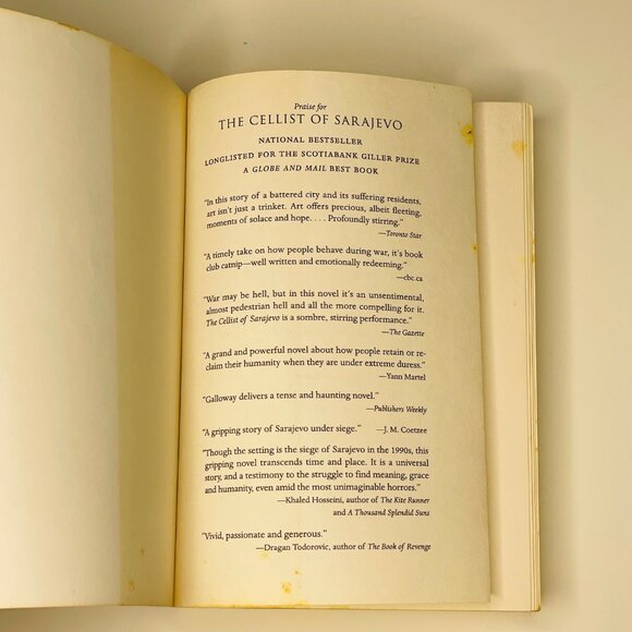 The Cellist of Sarajevo by Steven Galloway - Picture 4 of 5